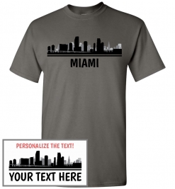 Miami, FL Skyline T-Shirt