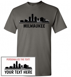 Milwaukee, WI Skyline T-Shirt