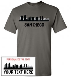 San Diego, CA Skyline T-Shirt