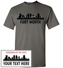 Fort Worth, TX Skyline T-Shirt