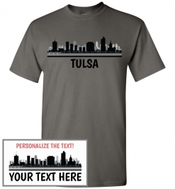 Tulsa, OK Skyline T-Shirt