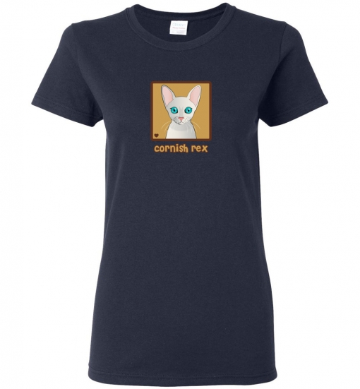 Cornish Rex Cat T-Shirt / Tee