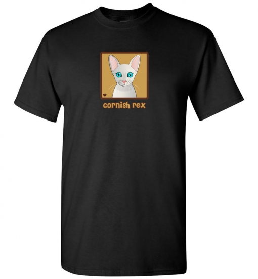 Cornish Rex Cat T-Shirt / Tee