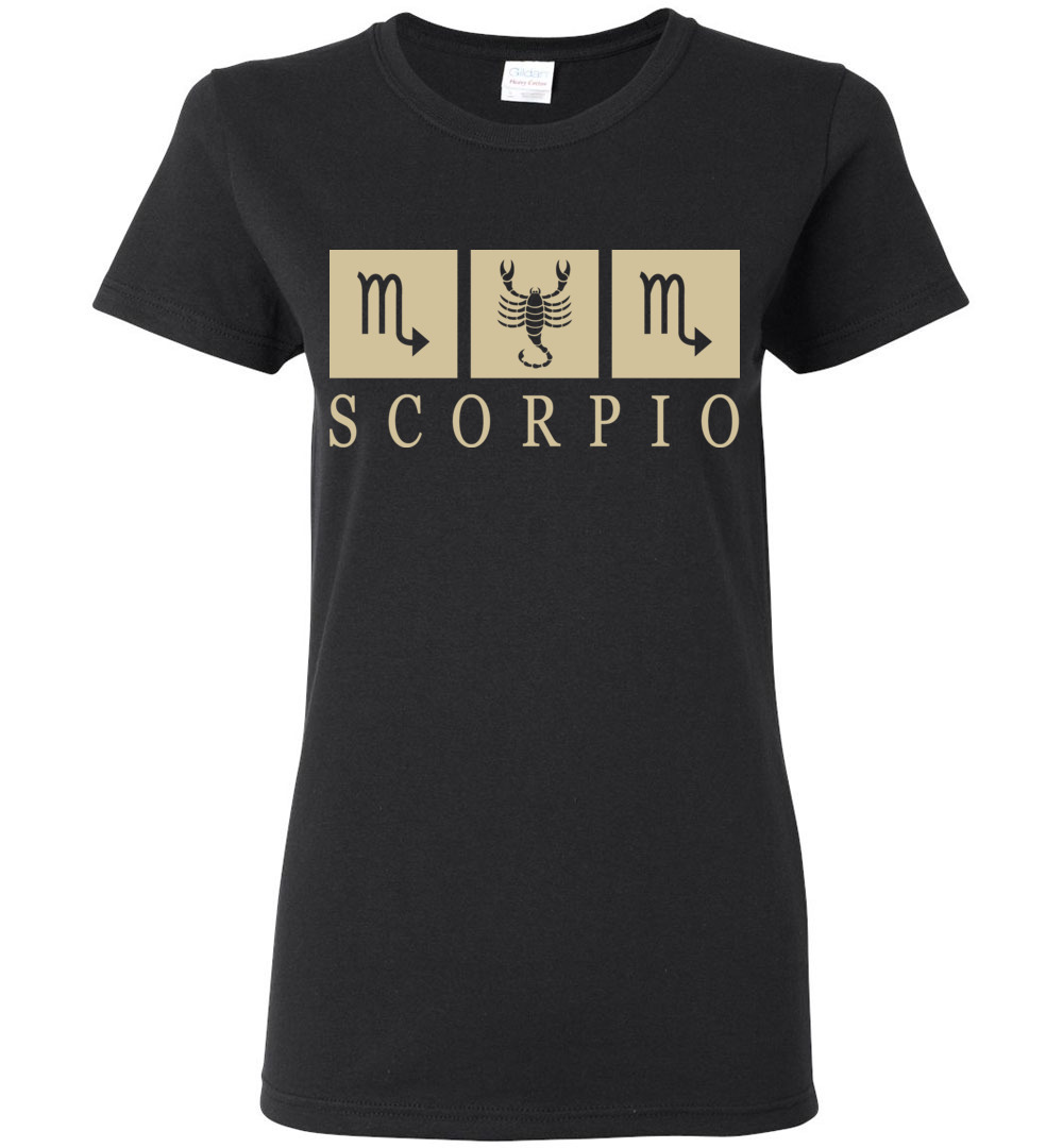 scorpio sign t shirt