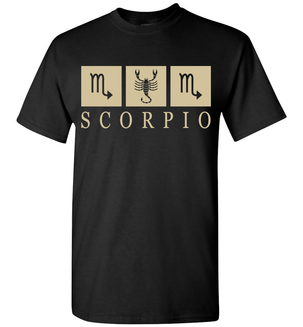 scorpio sign t shirt