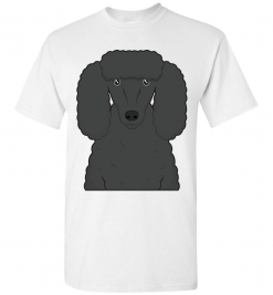 Black Poodle Dog T-Shirt