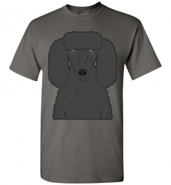 Black Poodle Dog T-Shirt