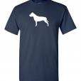 American Staffordshire Terrier Silhouette Custom T-Shirt
