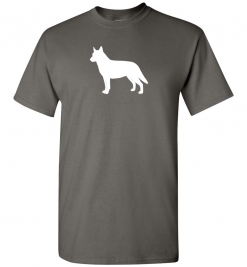 Australian Cattle Dog Silhouette Custom T-Shirt