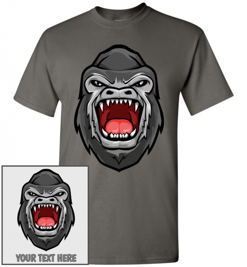 Gorilla Head T-Shirt / Tee