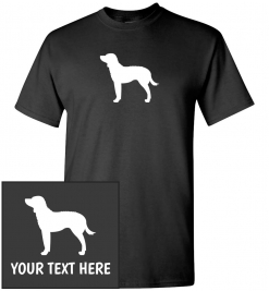 American Water Spaniel Silhouette Custom T-Shirt