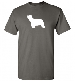 Bearded Collie Silhouette Custom T-Shirt