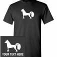Chinese Crested Dog Custom T-Shirt