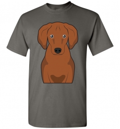 Redbone Coonhound Cartoon T-Shirt