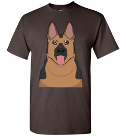 German Shepherd Cartoon T-Shirt