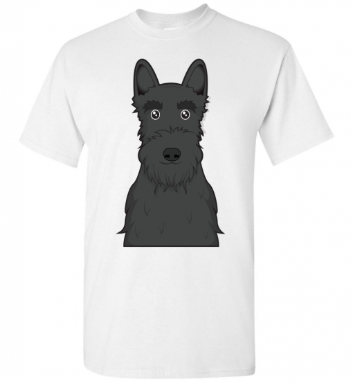 Scottish Terrier Cartoon T-Shirt