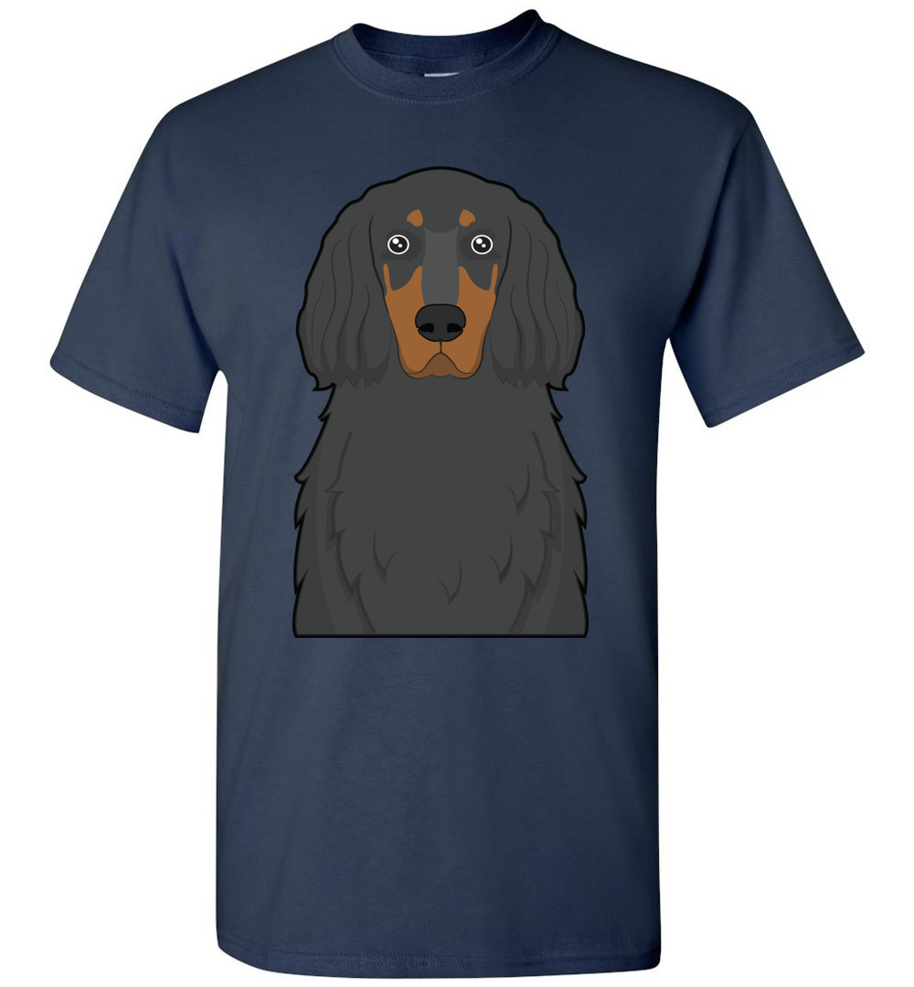 Gordon Setter Dog Cartoon T-Shirt | Custom Gifts Etc.