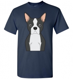 Boston Terrier Cartoon T-Shirt