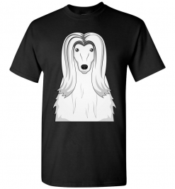 Afghan Hound Cartoon T-Shirt