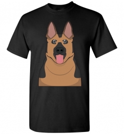 German Shepherd Cartoon T-Shirt