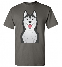 Siberian Husky Cartoon T-Shirt