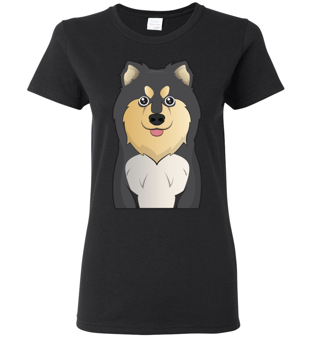 Finnish Lapphund Dog Cartoon T-Shirt | Custom Gifts Etc.