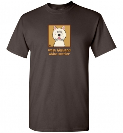 West Highland White Terrier Dog T-Shirt / Tee