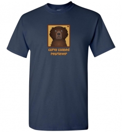 Curly-Coated Retriever Dog T-Shirt / Tee