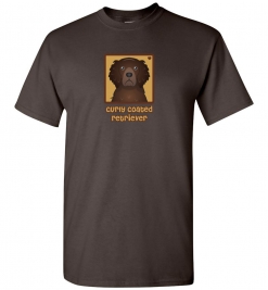 Curly-Coated Retriever Dog T-Shirt / Tee