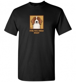 Irish Red & White Setter Dog T-Shirt / Tee