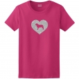 Saint Bernard Dog Glitter T-Shirt