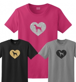 Plott Hound Dog Glitter T-Shirt
