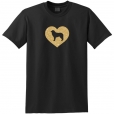 Leonberger Dog Glitter T-Shirt