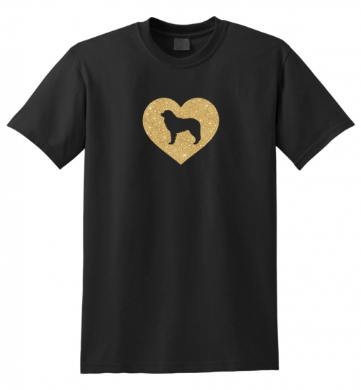 Leonberger Dog Glitter T-Shirt