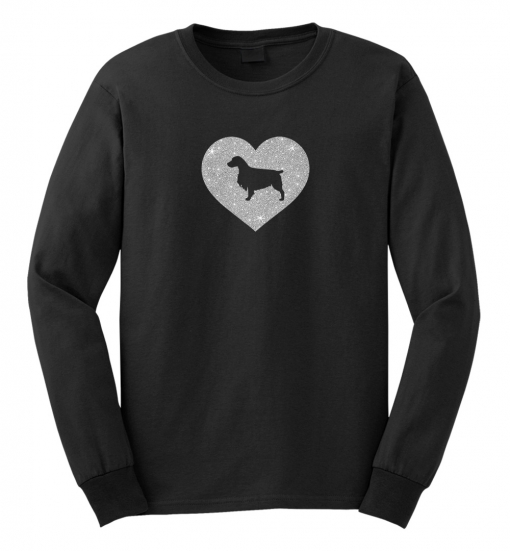Welsh Springer Spaniel Dog Glitter T-Shirt