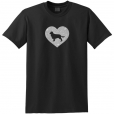 Cavalier King Charles Spaniel Dog Glitter T-Shirt