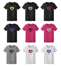 Scottish Fold Cat Glitter T-Shirt