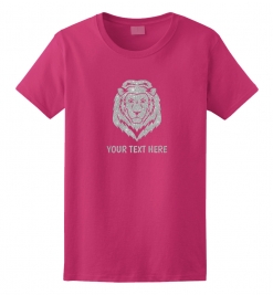 Lion Head Glitter T-Shirt