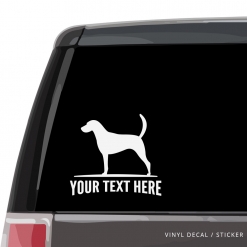 American Foxhound Car Window Decal
