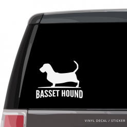 Basset Hound Custom Decal