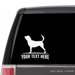 Bloodhound Car Window Decal