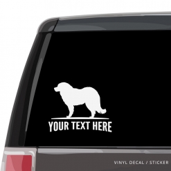 Caucasian Shepherd Car Window Decal