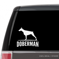 Doberman Custom Decal