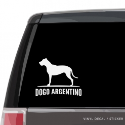 Dogo Argentino Custom Decal
