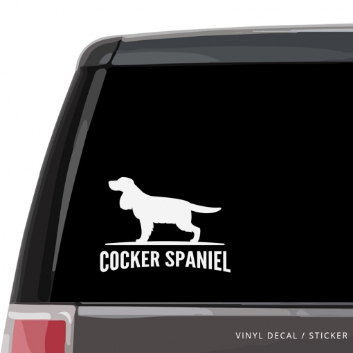 English Cocker Spaniel Custom Decal
