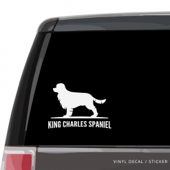 Cavalier King Charles Spaniel Custom Decal