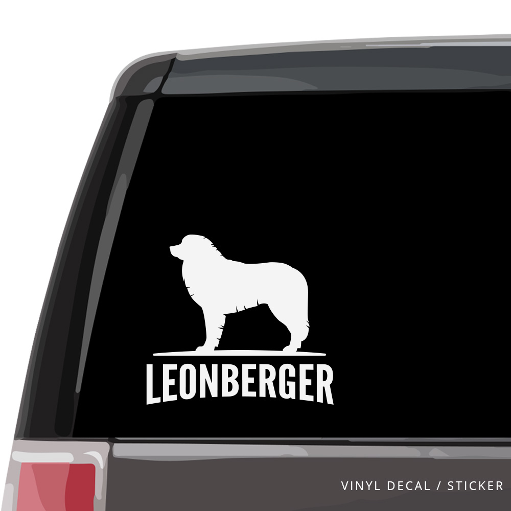 2 protected by Kuvasz dog car bumper home window vinyl decals stickers