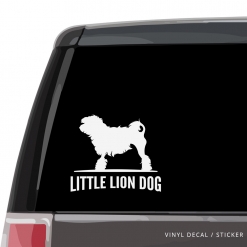 Little Lion Dog Custom Decal