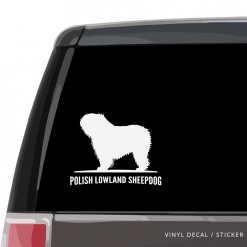 Polish Lowland Sheepdog Custom Decal