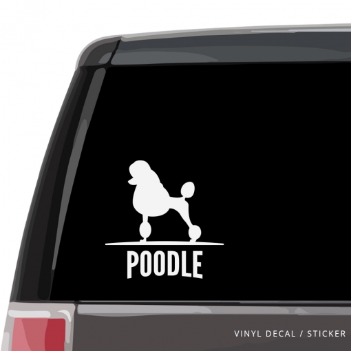 Poodle Custom Decal